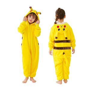 Pokemon Pikachu Onesie Pajamas Romper Sleepsuits